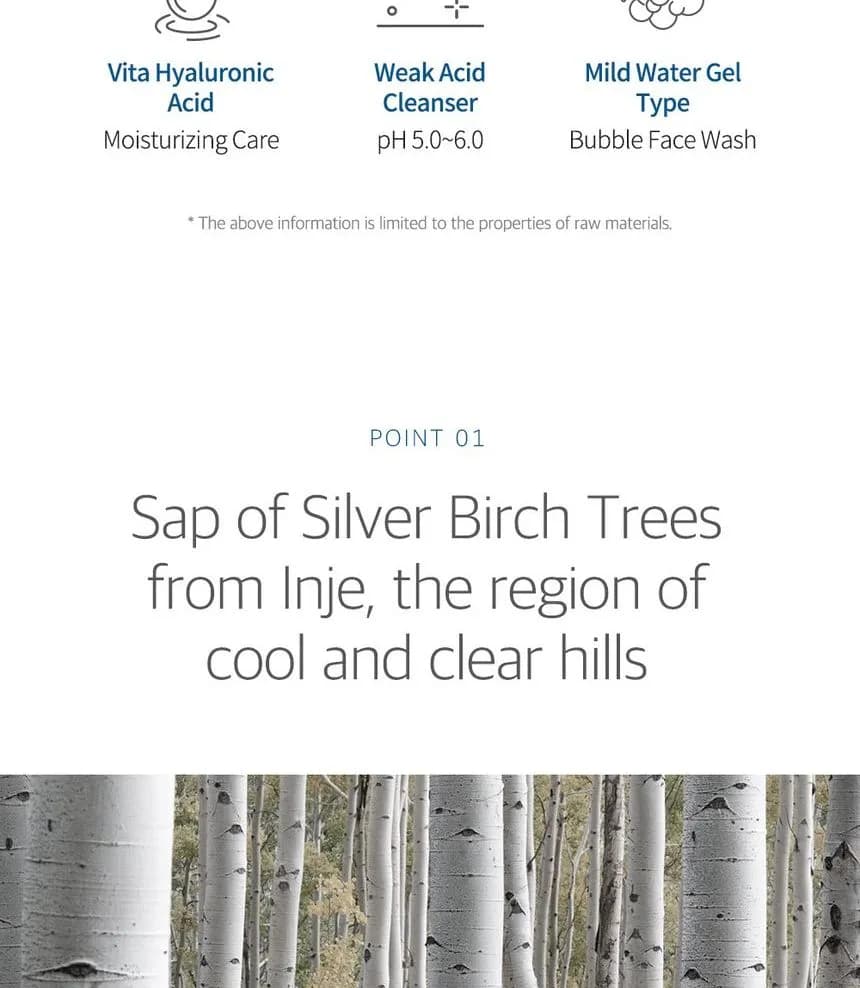 Round Lab Birch Moisture Cleanser detail 4