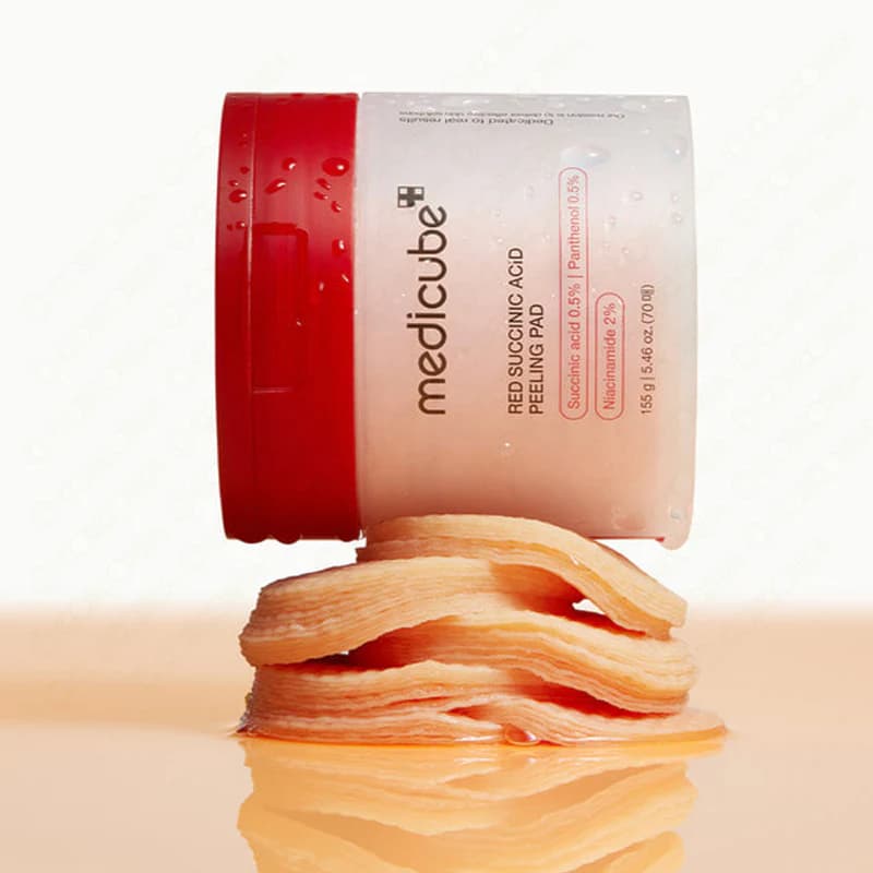 MediCube Red Succinic Acid Peeling Pad 70 sheets