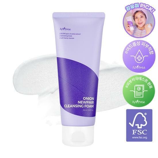 Isntree Onion Newpair Cleansing Foam 150mL detail 1