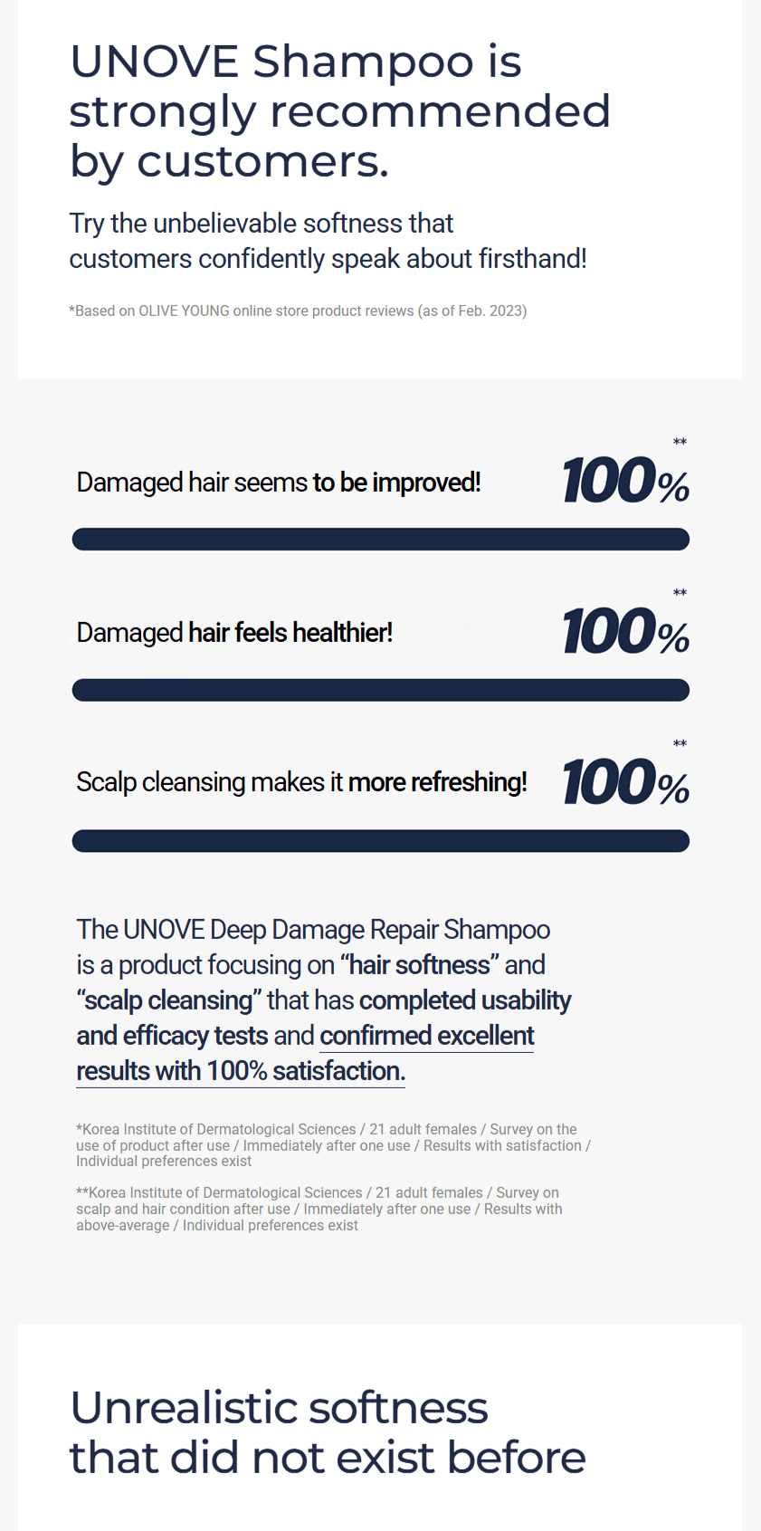 [NEW] UNOVE Deep Damage Repair Shampoo 500g (protein ampoule shampoo) detail 3
