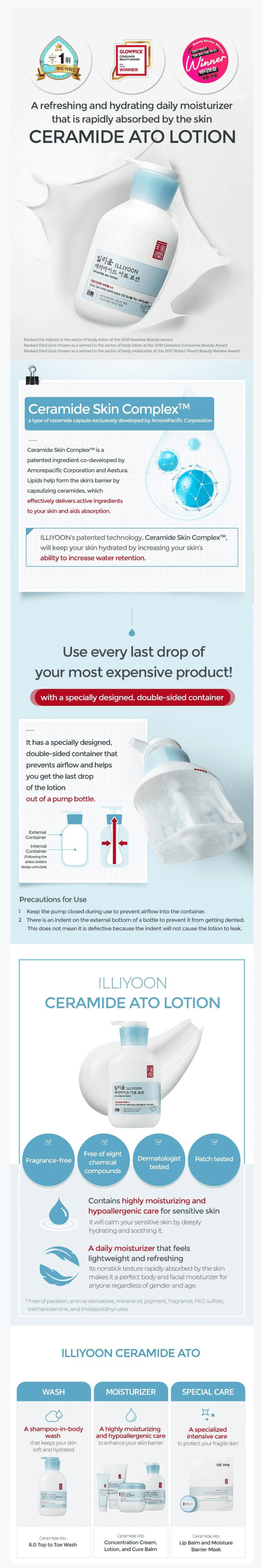 Ceramide Ato Lotion 600mL detail 1