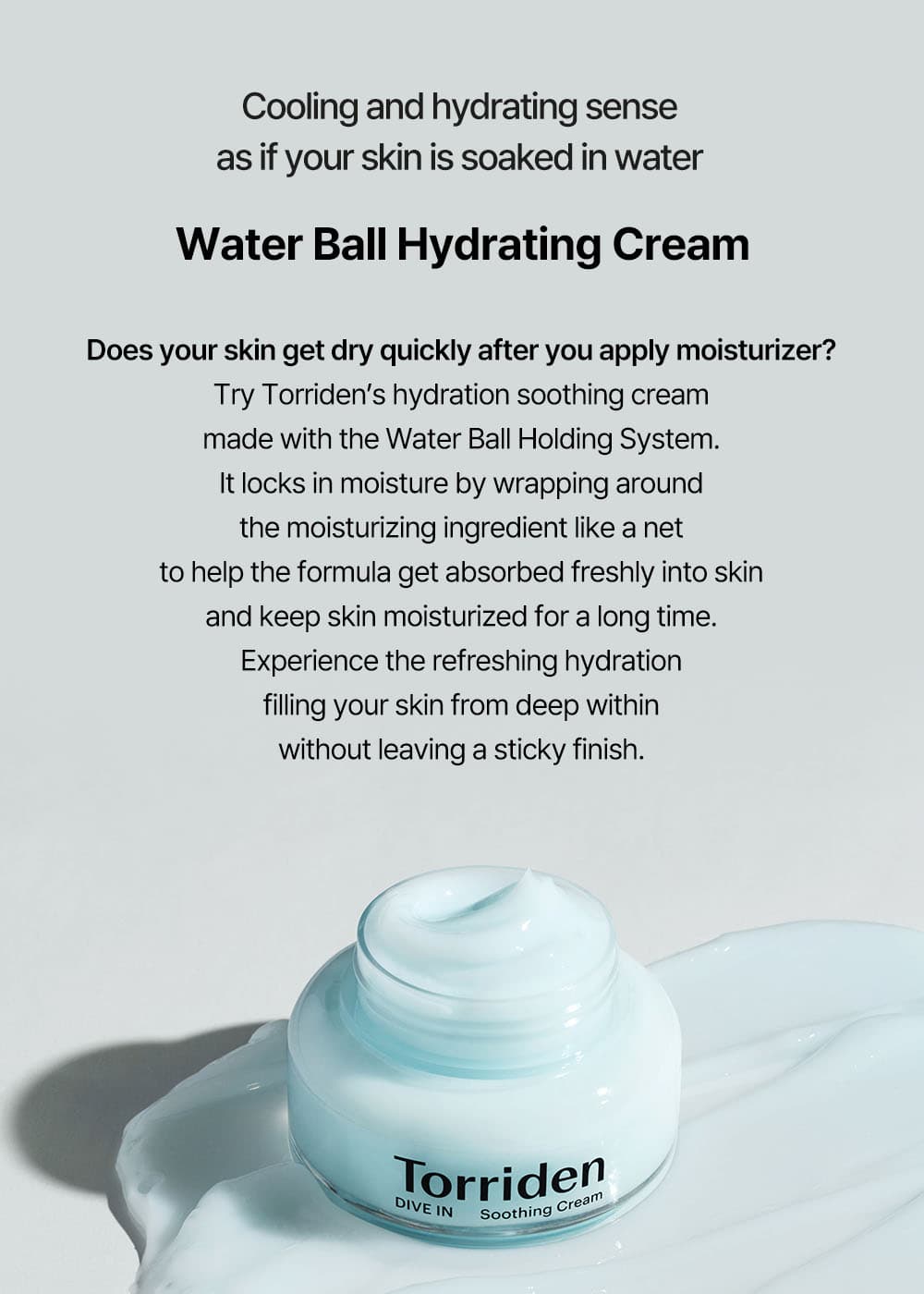 Torriden Dive In Soothing Cream 100mL Special Set (+20mL) detail 3
