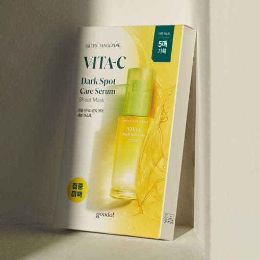 Green Tangerine Vita-C Dark Spot Care Serum Sheet Mask 5ea