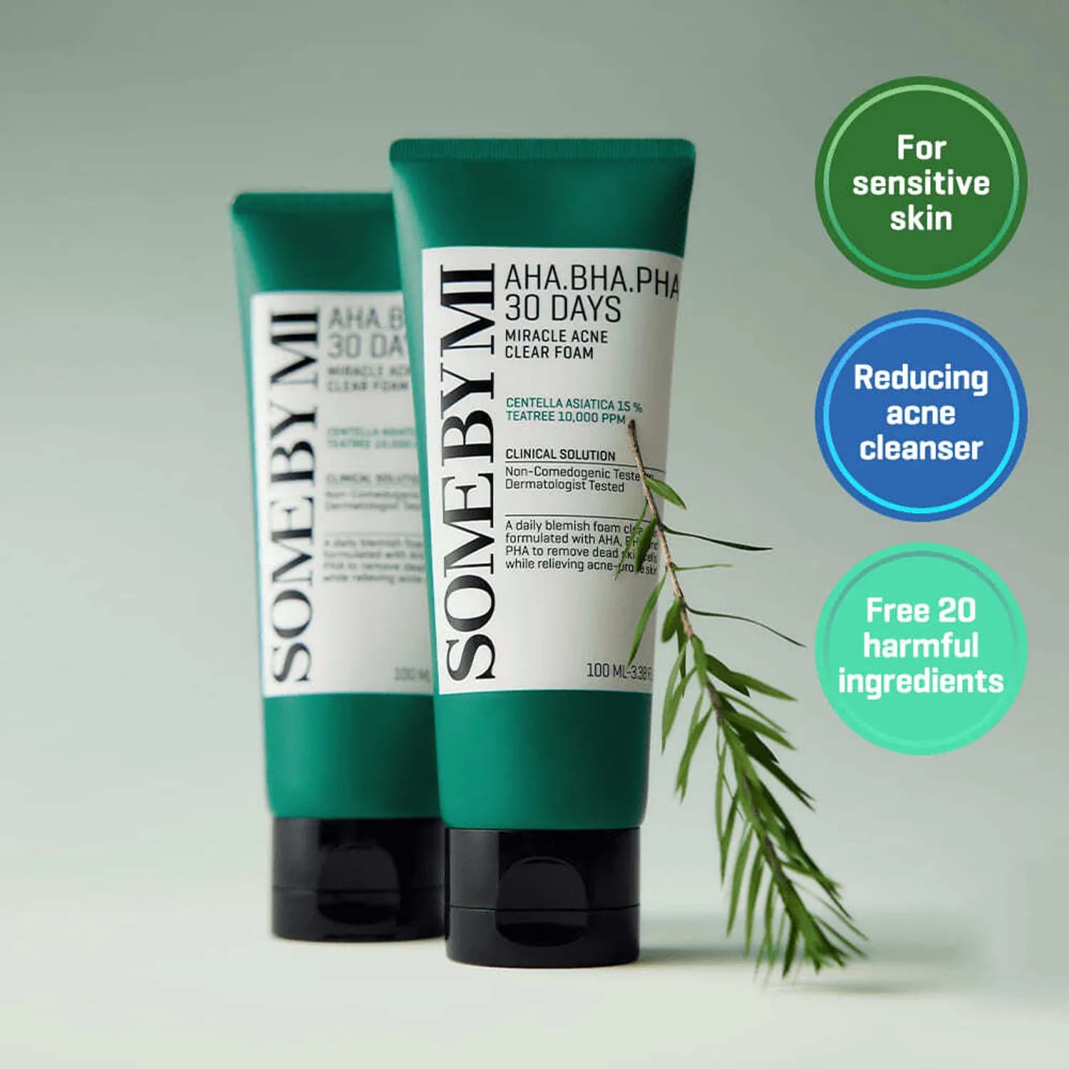 AHA, BHA, PHA 30 Days Miracle Acne Clear Foam 100mL