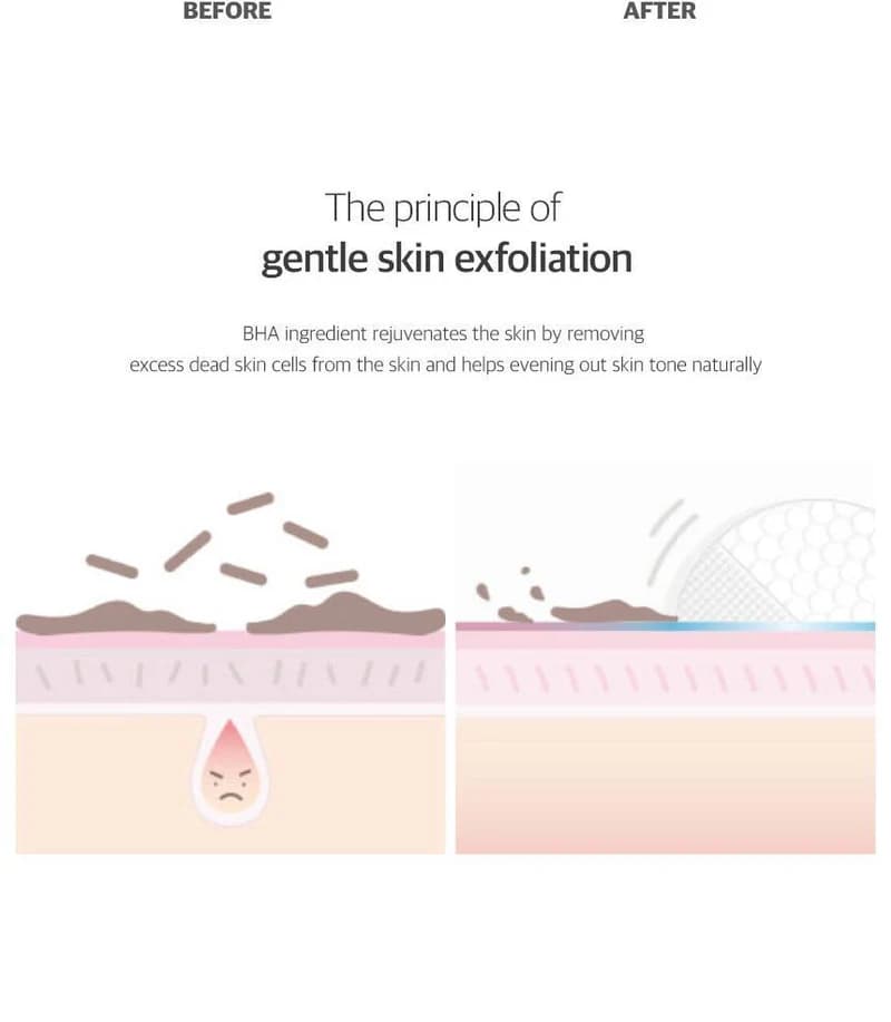 Celimax Houttuynia cordata BHA eraser peeling pad detail 2
