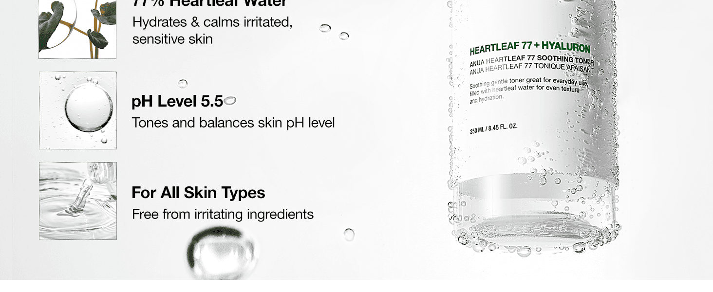 Anua - Heartleaf 77% Soothing Toner detail 3
