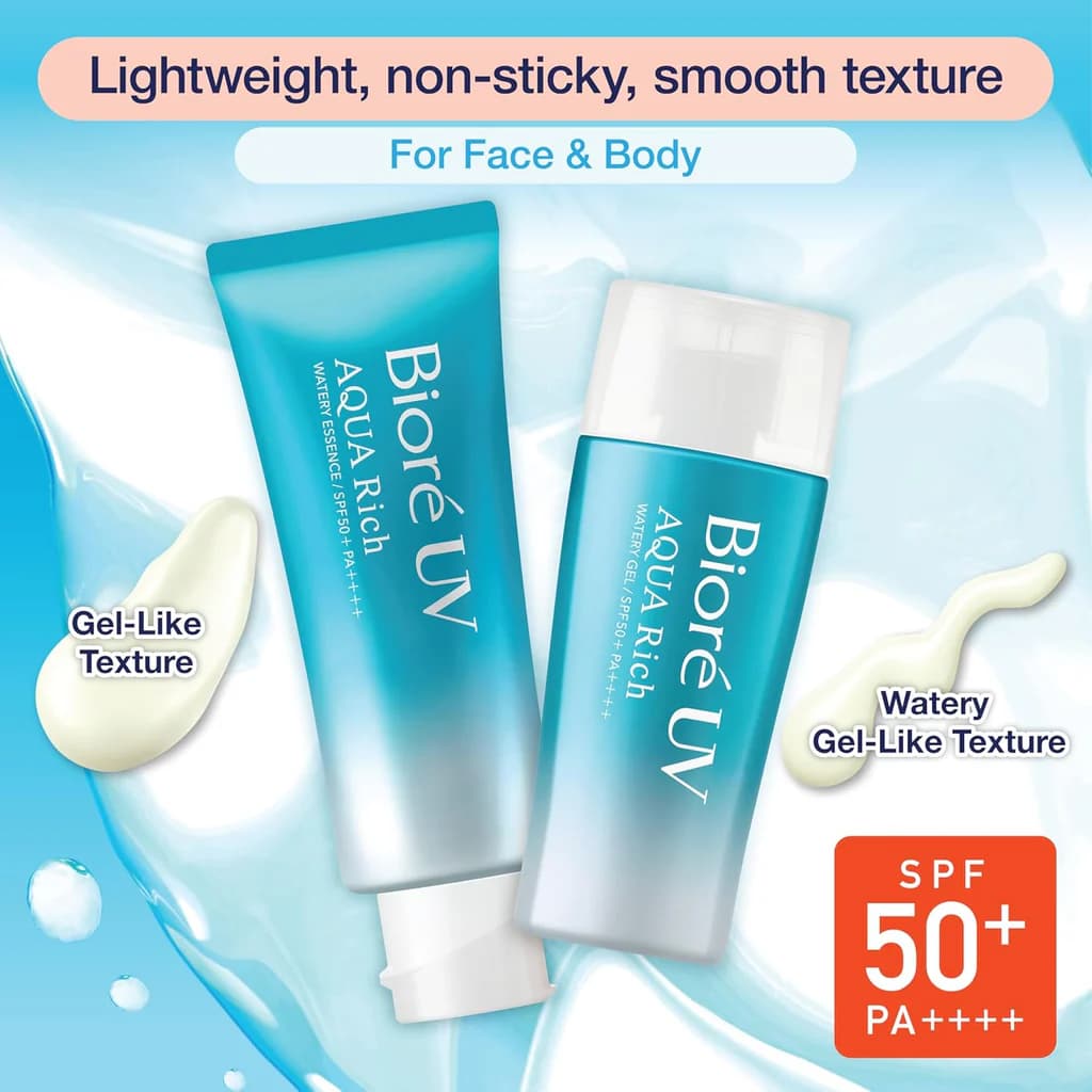 Biore UV Aquarium Watery Essence Sun Cream 50+ detail 1