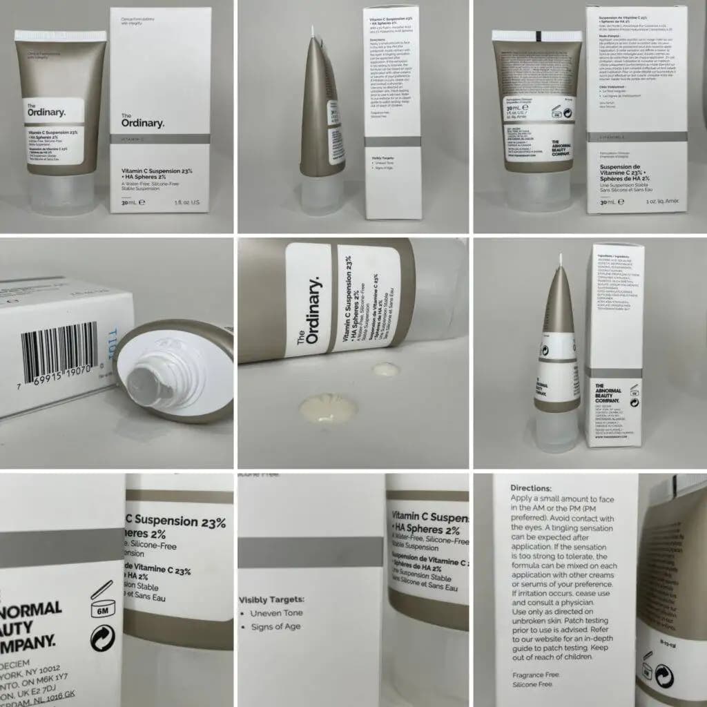 The ordinary vitamin c 23% cream detail 1