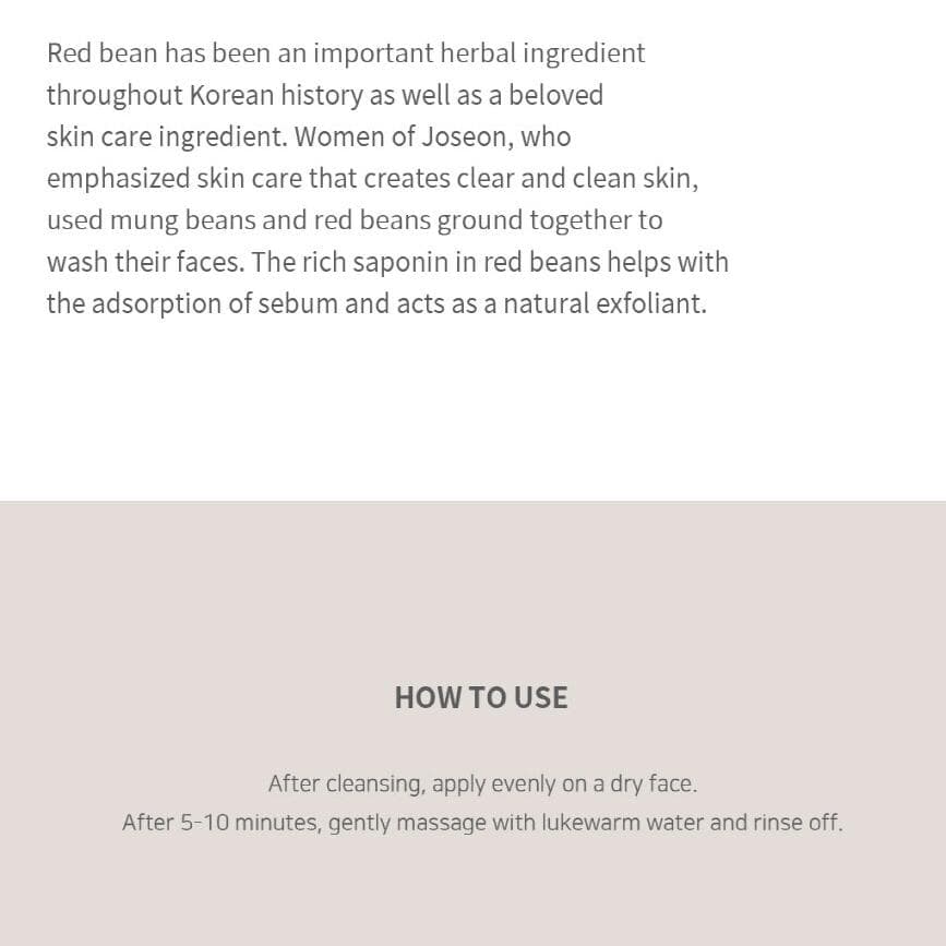 Beauty of Joseon Red Bean Refreshing Pore Mask 140mL detail 6