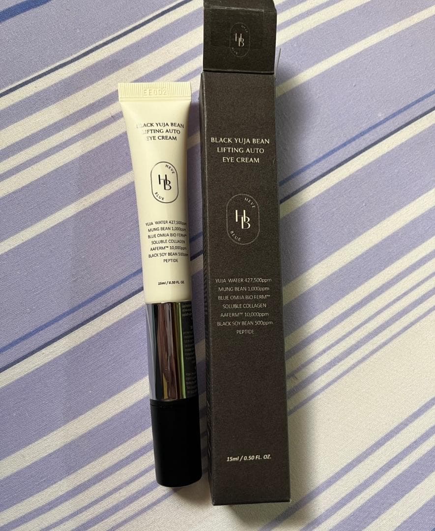 HEVEBLUE - Black Yuja Bean Lifting Auto Eye Cream