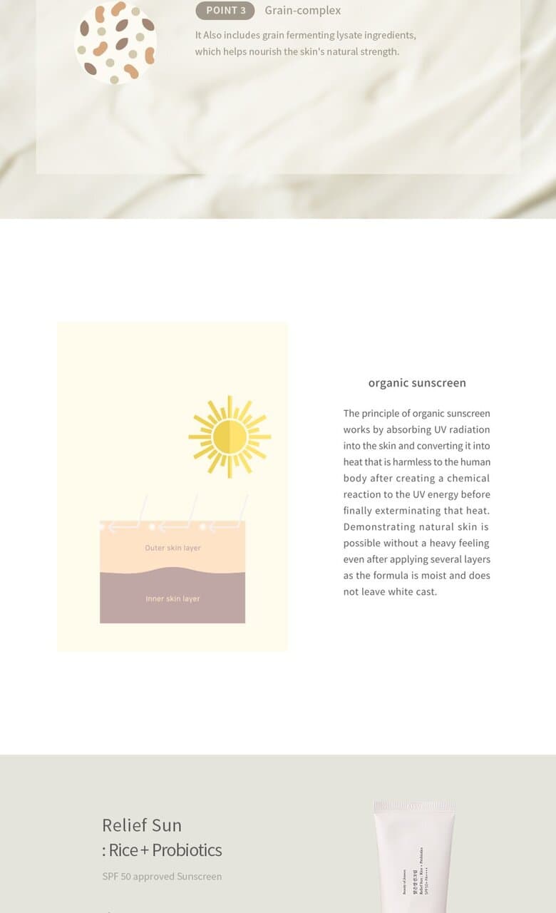 Beauty of Joseon Relief Sun : Rice + Probiotics 50mL detail 3