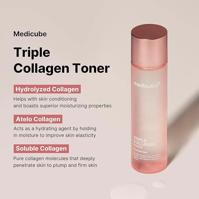 Medicube Triple Collagen Toner 4.0 Elastic Lifting Moisturizing Toner Essence detail 1