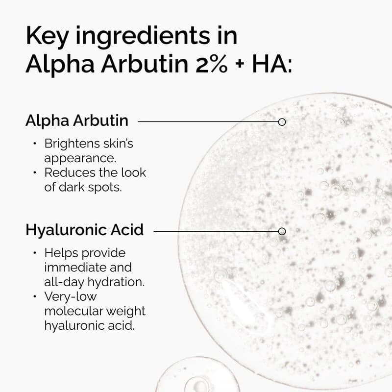 The Ordinary Renewal Alpha Arbutin 2% HA Serum detail 3