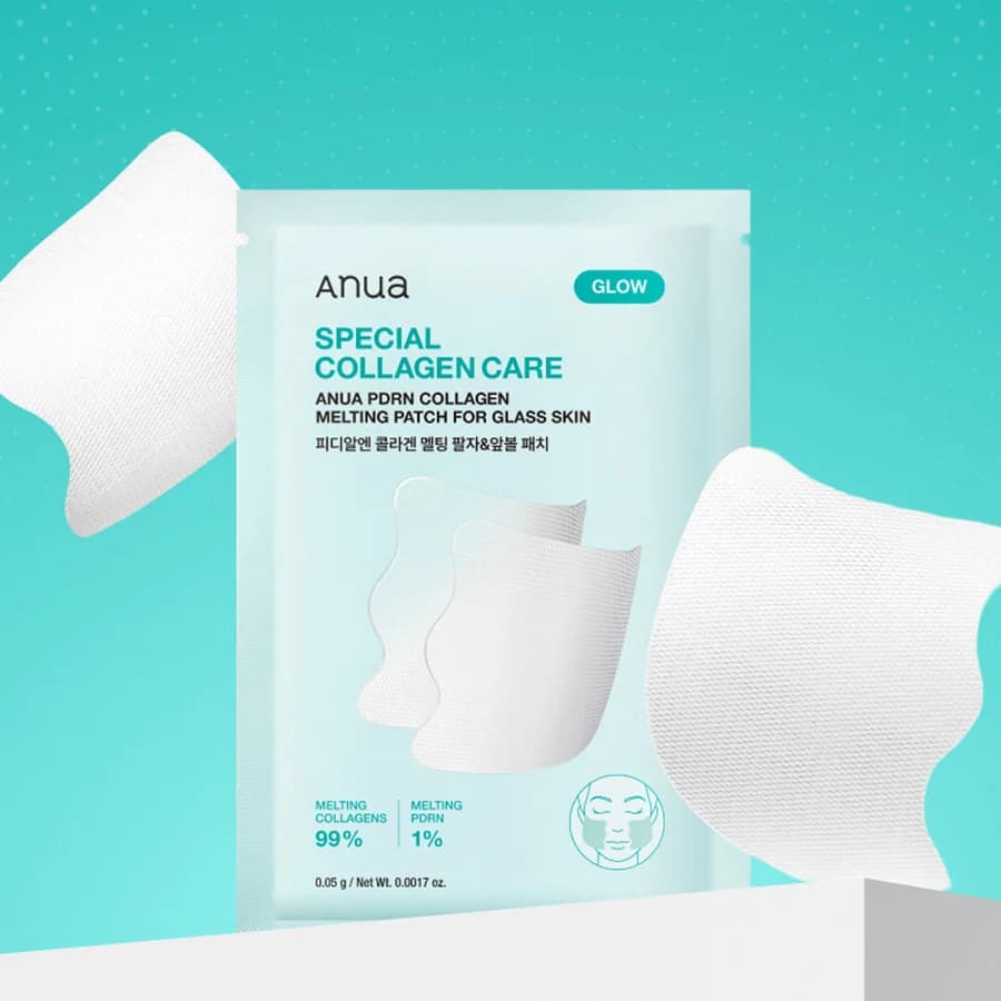 Anua PDRN Collagen Melting Nasolabial Fold and Cheek Patches (4 Sheets)